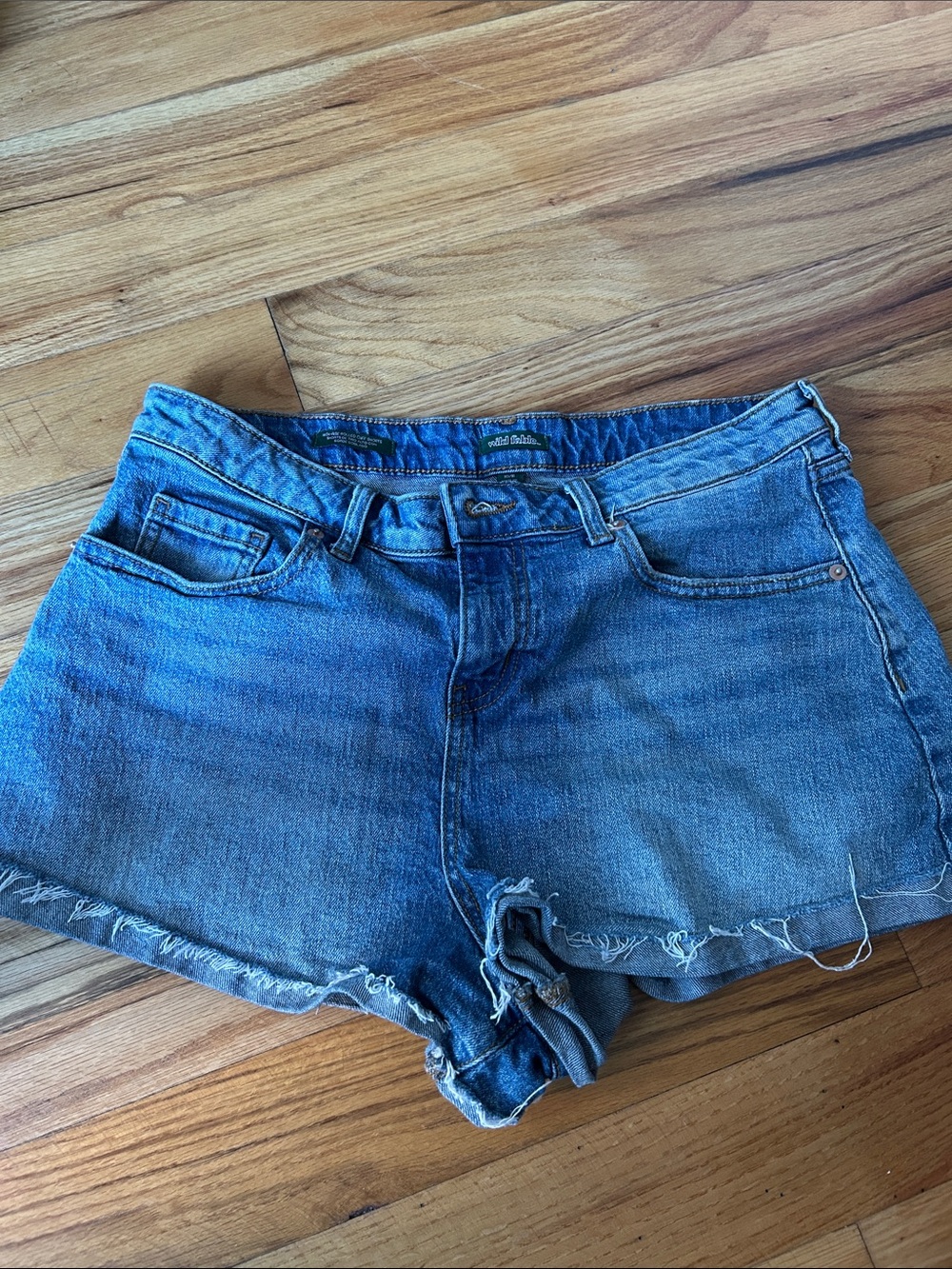 Wild Fable Mid-Rise Denim Cut off Shorts